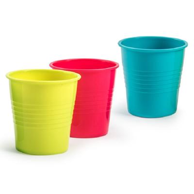 Forte Plastics Drinkglazen - 12 st - gekleurd - 200 ml