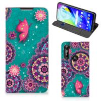 Motorola Moto G8 Power | Bookcase | Cirkels en Vlinders