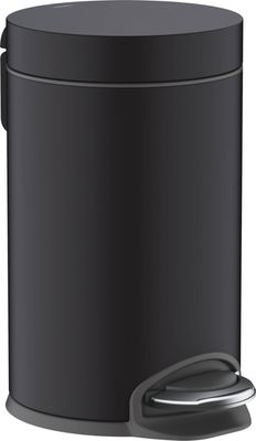 Hansgrohe AddStoris pedaalemmer 17x24,9x41cm mat zwart