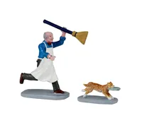 Feline Fish Thief Lemax Caddington Village Collection 2024