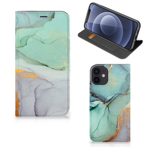 Bookcase voor iPhone 12 Mini Watercolor Mix