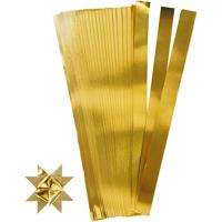 Creativ Company Vlechtstroken, l: 73 cm, b: 25 mm, d 11,5 cm, goud, 100 stroken/ 1 doos