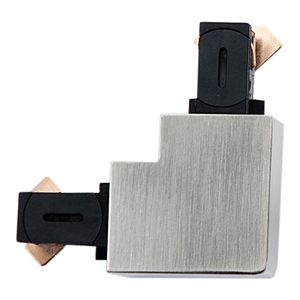 SG Zip Hoekstuk koppeling spanningsrail geb. staal 230V 3061