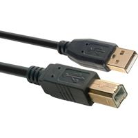 Stagg NCC3UAUB USB-kabel USB-A naar USB-B 3 meter - thumbnail