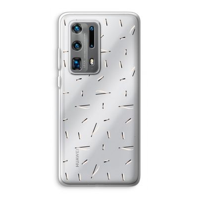 Hipster stripes: Huawei P40 Pro Plus Transparant Hoesje