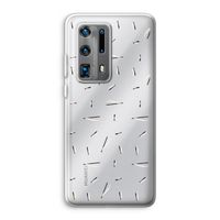 Hipster stripes: Huawei P40 Pro Plus Transparant Hoesje
