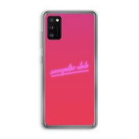 Vice Glow: Samsung Galaxy A41 Transparant Hoesje