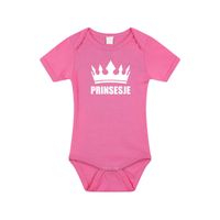 Prinsesje met kroon rompertje roze baby 92 (18-24 maanden)  -