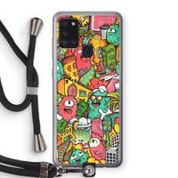Vexx City: Samsung Galaxy A21s Transparant Hoesje met koord