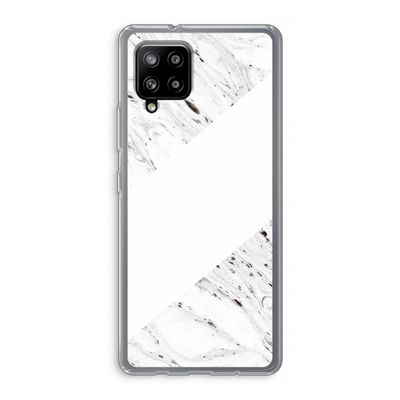 Biggest stripe: Samsung Galaxy A42 5G Transparant Hoesje