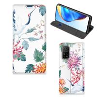 Xiaomi Mi 10T | 10T Pro | Hoesje maken | Bird Flowers