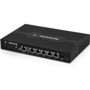 Ubiquiti Networks EdgeRouter 6P bedrade router Gigabit Ethernet Zwart