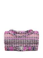 CHANEL Pre-Owned sac porté épaule Jumbo Double Flap en tweed (2006-2008) - Rose