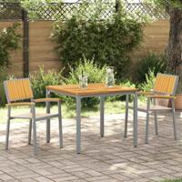 Tuinstoel 2 pcs Bruin 56 x 57 x 87cm Massief acaciahout