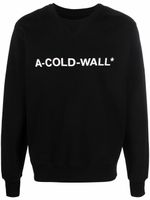 A-COLD-WALL* sweat à logo imprimé - Noir