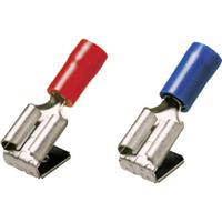 Weidmüller 1491770000 Splitter voor platte connectoren Insteekbreedte: 6.3 mm Insteekdikte: 0.8 mm Deels geïsoleerd Rood 100 stuk(s)