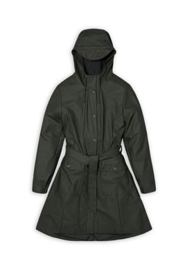 Rains Curve Long Regenjas Dames Green XL