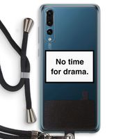 No drama: Huawei P20 Pro Transparant Hoesje met koord