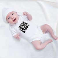 Gepersonaliseerde romper - Mijn eerste Vaderdag - Wit - 50/56 Gepersonaliseerde romper - Mijn eerste Vaderdag - Wit - 50/56