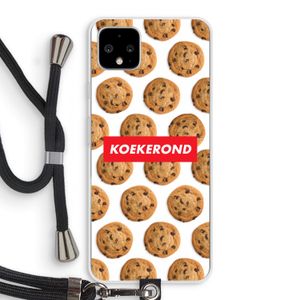 Koekerond: Pixel 4 XL Transparant Hoesje met koord