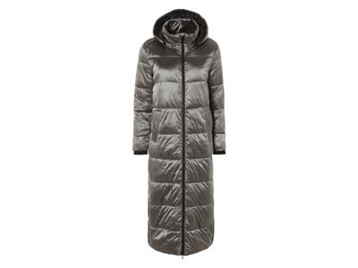 esmara Lange dames winterjas (L (44/46), Zilver)