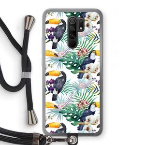 Tukans: Xiaomi Redmi 9 Transparant Hoesje met koord