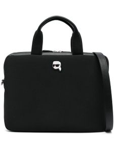 Karl Lagerfeld pochette d'ordinateur Ikonik - Noir