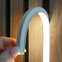 Led strip in flexibel wit inbouwprofiel | helder wit | 10 meter Led strip in flexibel wit inbouwprofiel | helder wit | 10 meter