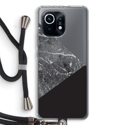 Combinatie marmer: Xiaomi Mi 11 Transparant Hoesje met koord