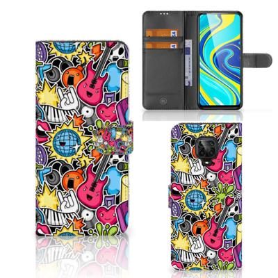 Xiaomi Redmi Note 9 Pro | Note 9S | Wallet Case | met Pasjes | Punk Rock