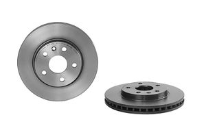 Remschijf COATED DISC LINE BREMBO, Remschijftype: Binnen geventileerd, u.a. für Saab, Vauxhall, Opel, Chevrolet