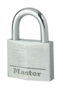 Masterlock 30mm - 18mm hardened steel shackle, 5mm diam. - double locking - 4-pin - 9130EURD
