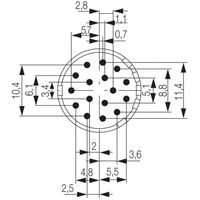 Weidmüller 1224290000 Stekker inzetstuk 16 Solderen 1 stuk(s) - thumbnail