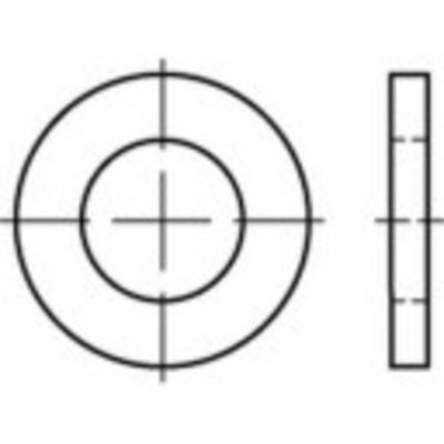 Onderlegring 19 mm 30 mm Staal 100 stuk(s) TOOLCRAFT 135827