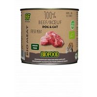 BF Petfood Biofood Organic 100% rundvlees natvoer hond & kat (200 g) 24 x 200 g