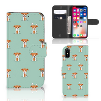 Apple iPhone X | Xs Telefoonhoesje met Pasjes Pups - thumbnail