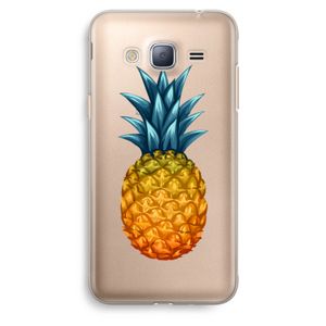 Grote ananas: Samsung Galaxy J3 (2016) Transparant Hoesje