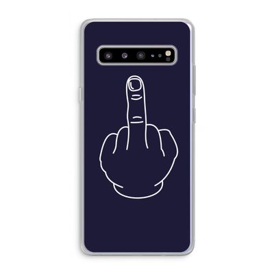 F**k U: Samsung Galaxy S10 5G Transparant Hoesje