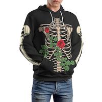 grafische herenmode 3D-print hoodie vakantie streetwear hoodies groen capuchon print fleece winter lente herfst designer sweatshirt met capuchon Lightinthebox - thumbnail