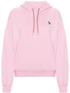 PS Paul Smith hoodie à patch Zebra - Rose