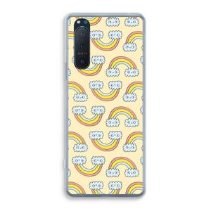 Regenboog: Sony Xperia 5 II Transparant Hoesje