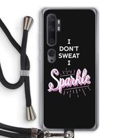 Sparkle quote: Xiaomi Mi Note 10 Pro Transparant Hoesje met koord