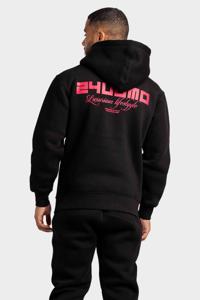 24 Uomo Graphic Logo Hoodie Heren Zwart - Maat XS - Kleur: Zwart | Soccerfanshop