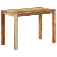 Eettafel 110x55x76 cm gerecycled massief mangohout