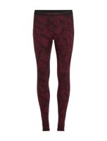 Icebreaker Merino 260 Vertex Frozen Forms Thermobroek Dames Black/Port S