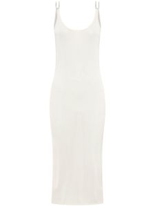 Dion Lee robe mi-longue à dos ouvert - Blanc