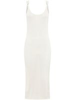 Dion Lee robe mi-longue à dos ouvert - Blanc