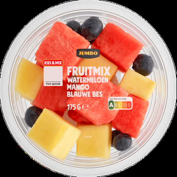 Jumbo Fruitmix Watermelon Mango Blauwe Bes 175 g