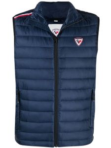 Rossignol gilet matelassé à fermeture zippée - Bleu