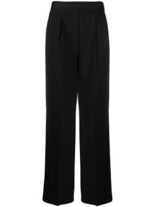 MSGM pantalon ample à taille haute - Noir